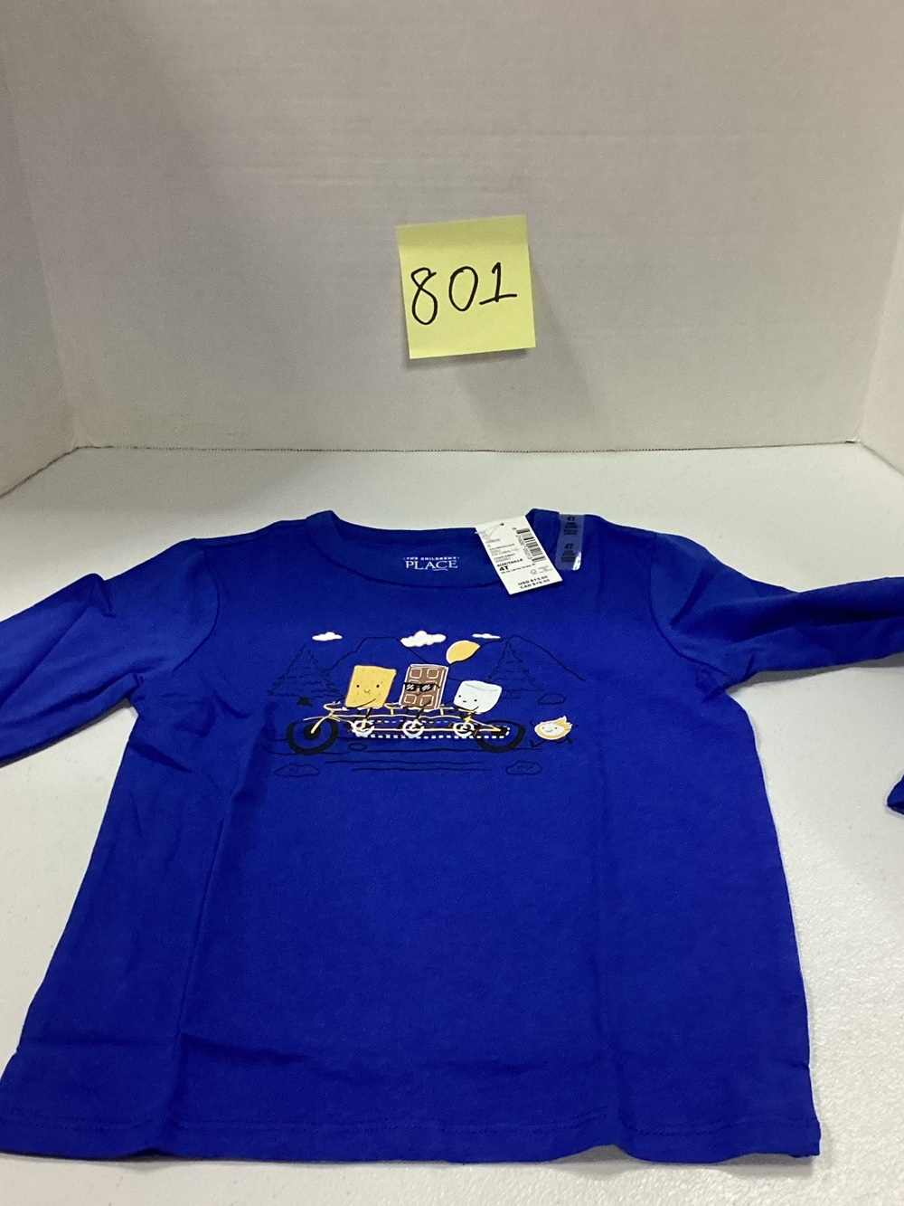 The Children's Place Royal Blue Long-Sleeve Graphic Tee
